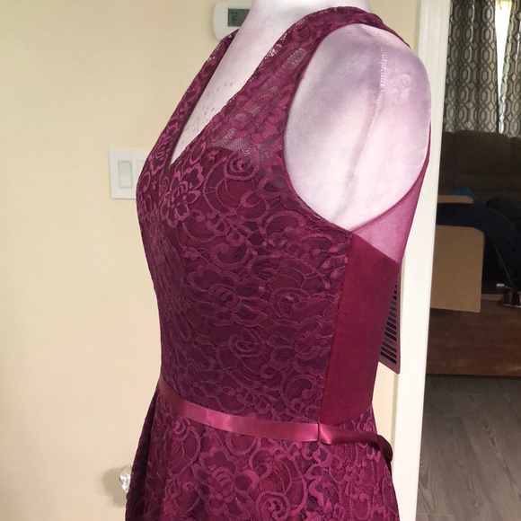 Lace sleeveless knee length - Picture 7 of 16